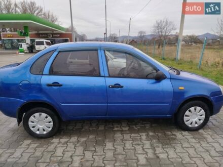 Синий ВАЗ Калина, объемом двигателя 1.6 л и пробегом 153 тыс. км за 1450 $, фото 1 на Automoto.ua