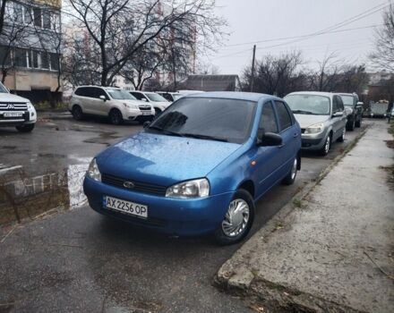 Синий ВАЗ Калина, объемом двигателя 1.6 л и пробегом 200 тыс. км за 1750 $, фото 1 на Automoto.ua