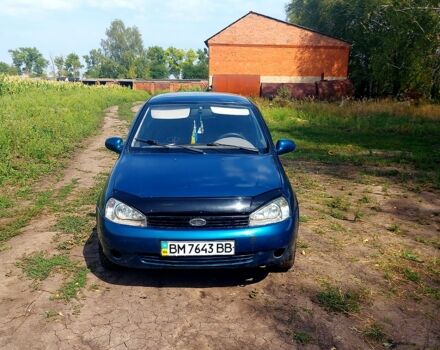 Синий ВАЗ Калина, объемом двигателя 1.6 л и пробегом 322 тыс. км за 1640 $, фото 1 на Automoto.ua