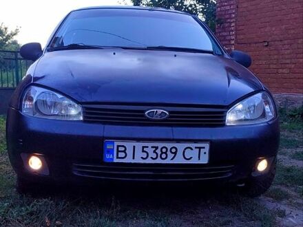 Синий ВАЗ Kalina, объемом двигателя 1.6 л и пробегом 196 тыс. км за 1250 $, фото 1 на Automoto.ua
