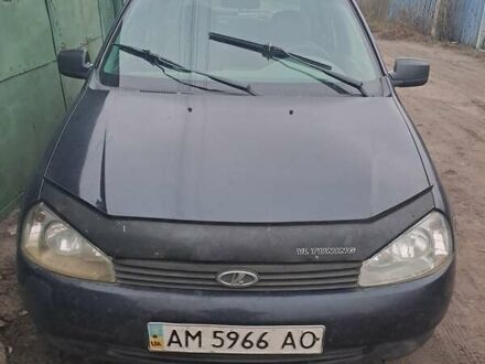 Синий ВАЗ Калина, объемом двигателя 1.6 л и пробегом 15 тыс. км за 1600 $, фото 1 на Automoto.ua