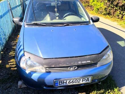 Синий ВАЗ Kalina, объемом двигателя 1.6 л и пробегом 206 тыс. км за 1900 $, фото 1 на Automoto.ua