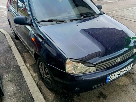 Синий ВАЗ Kalina, объемом двигателя 1.6 л и пробегом 72 тыс. км за 2400 $, фото 1 на Automoto.ua