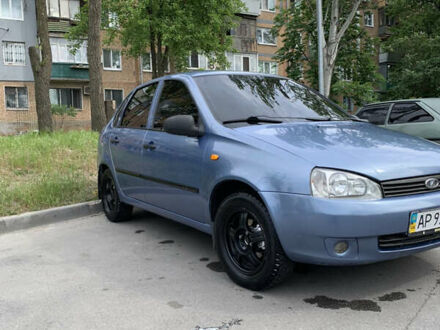 Синий ВАЗ Калина, объемом двигателя 1.6 л и пробегом 212 тыс. км за 2200 $, фото 1 на Automoto.ua