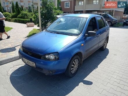 Синий ВАЗ Калина, объемом двигателя 1.6 л и пробегом 199 тыс. км за 1250 $, фото 1 на Automoto.ua