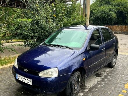 Синий ВАЗ Kalina, объемом двигателя 1.4 л и пробегом 200 тыс. км за 1350 $, фото 1 на Automoto.ua