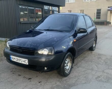 Синий ВАЗ Калина, объемом двигателя 1.6 л и пробегом 208 тыс. км за 1500 $, фото 1 на Automoto.ua