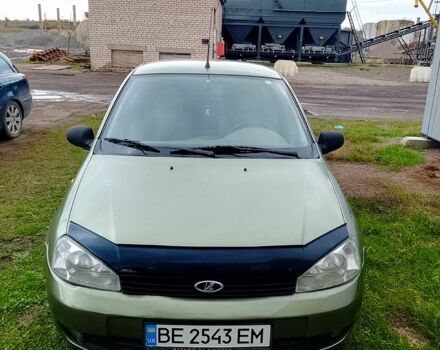 Зеленый ВАЗ Kalina, объемом двигателя 1.4 л и пробегом 315 тыс. км за 2250 $, фото 1 на Automoto.ua