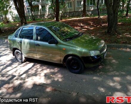 Зеленый ВАЗ Kalina, объемом двигателя 1.4 л и пробегом 201 тыс. км за 1500 $, фото 3 на Automoto.ua