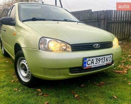 Зеленый ВАЗ Калина, объемом двигателя 1.6 л и пробегом 90 тыс. км за 3000 $, фото 1 на Automoto.ua