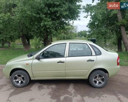 Зеленый ВАЗ Калина, объемом двигателя 1.6 л и пробегом 185 тыс. км за 1400 $, фото 13 на Automoto.ua