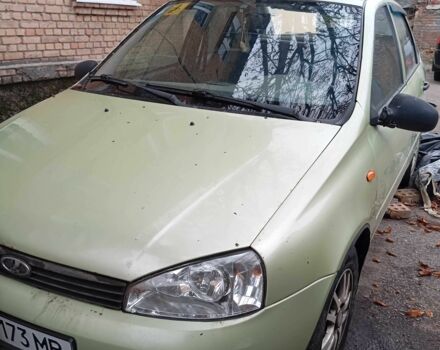 Зеленый ВАЗ Калина, объемом двигателя 1.6 л и пробегом 95 тыс. км за 1500 $, фото 1 на Automoto.ua