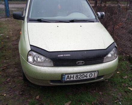 Зеленый ВАЗ Калина, объемом двигателя 1.6 л и пробегом 170 тыс. км за 1600 $, фото 12 на Automoto.ua