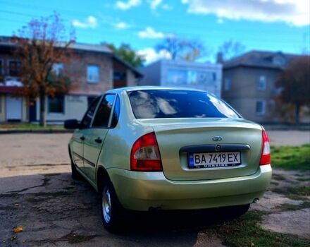 Зеленый ВАЗ Kalina, объемом двигателя 1.6 л и пробегом 160 тыс. км за 1550 $, фото 4 на Automoto.ua