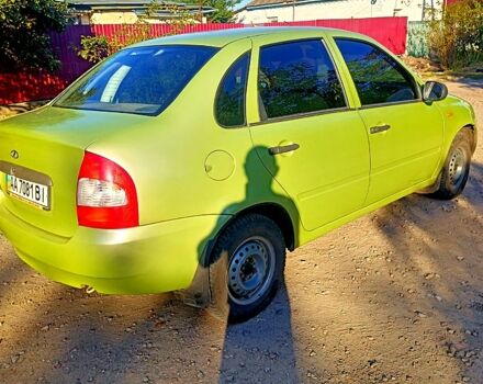 Зеленый ВАЗ Kalina, объемом двигателя 1.6 л и пробегом 96 тыс. км за 1800 $, фото 2 на Automoto.ua