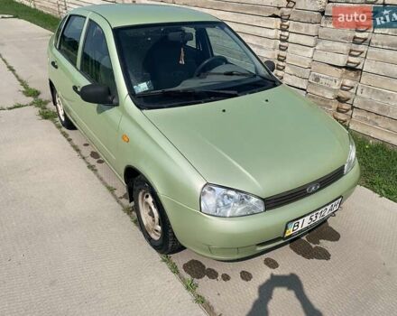 Зеленый ВАЗ Калина, объемом двигателя 1.6 л и пробегом 130 тыс. км за 2250 $, фото 1 на Automoto.ua