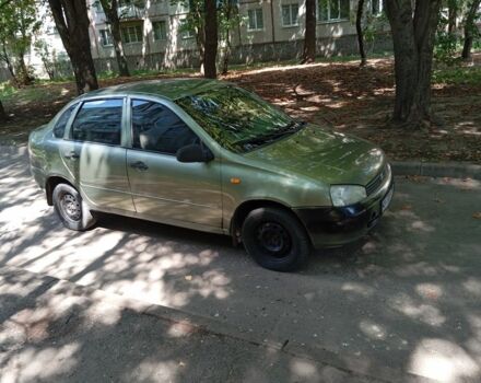 Зеленый ВАЗ Калина, объемом двигателя 1.4 л и пробегом 201 тыс. км за 1500 $, фото 3 на Automoto.ua