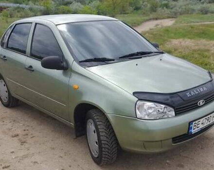 Зеленый ВАЗ Калина, объемом двигателя 1.6 л и пробегом 55 тыс. км за 3700 $, фото 1 на Automoto.ua