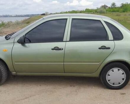 Зеленый ВАЗ Калина, объемом двигателя 1.6 л и пробегом 55 тыс. км за 3700 $, фото 4 на Automoto.ua