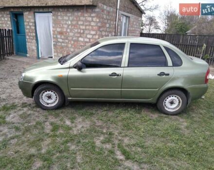 Зеленый ВАЗ Калина, объемом двигателя 1.6 л и пробегом 49 тыс. км за 2500 $, фото 1 на Automoto.ua