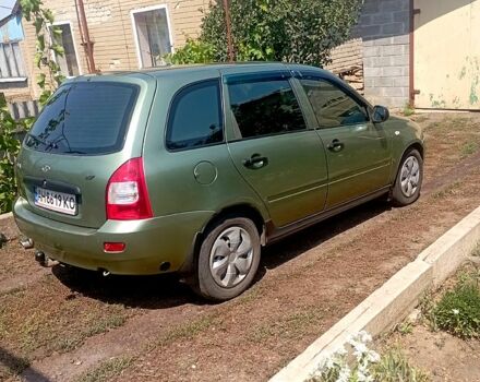 Зеленый ВАЗ Kalina, объемом двигателя 1.6 л и пробегом 200 тыс. км за 2200 $, фото 1 на Automoto.ua