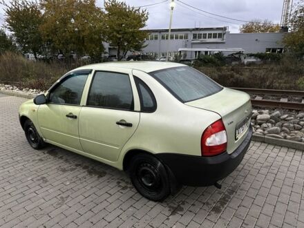 Зеленый ВАЗ Калина, объемом двигателя 1.5 л и пробегом 200 тыс. км за 1260 $, фото 1 на Automoto.ua