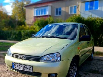 Зеленый ВАЗ Kalina, объемом двигателя 1.6 л и пробегом 160 тыс. км за 1550 $, фото 1 на Automoto.ua