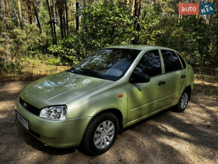 Зеленый ВАЗ Калина, объемом двигателя 1.6 л и пробегом 190 тыс. км за 2100 $, фото 1 на Automoto.ua