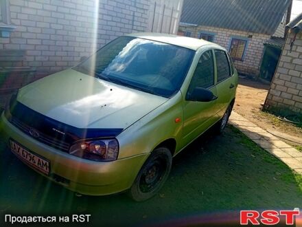 Зеленый ВАЗ Kalina, объемом двигателя 1.5 л и пробегом 221 тыс. км за 1400 $, фото 1 на Automoto.ua