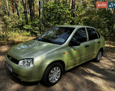 Зеленый ВАЗ Калина, объемом двигателя 1.6 л и пробегом 190 тыс. км за 2300 $, фото 1 на Automoto.ua