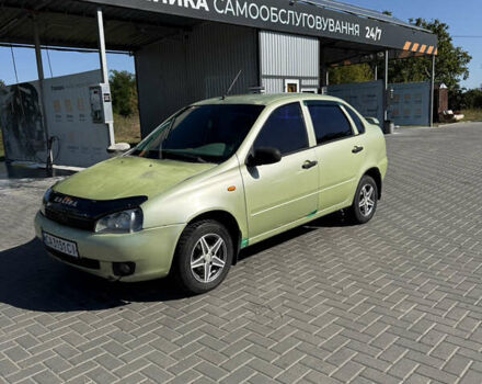Зеленый ВАЗ Калина, объемом двигателя 1.6 л и пробегом 125 тыс. км за 1300 $, фото 1 на Automoto.ua