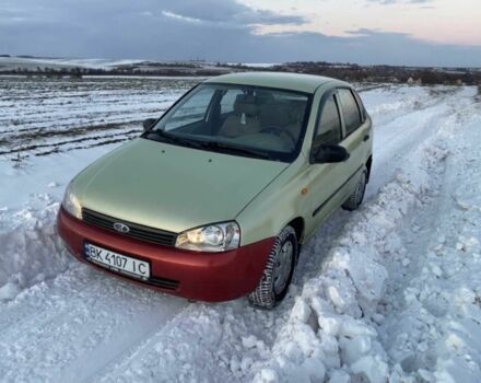 Зеленый ВАЗ Калина, объемом двигателя 1.6 л и пробегом 153 тыс. км за 1384 $, фото 1 на Automoto.ua