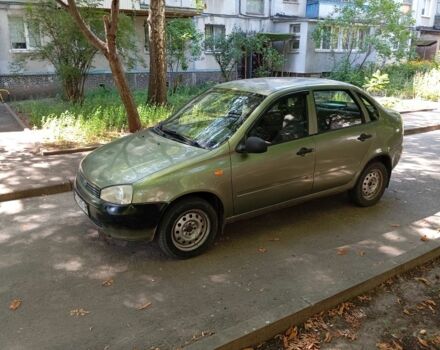 Зеленый ВАЗ Калина, объемом двигателя 1.4 л и пробегом 201 тыс. км за 1500 $, фото 1 на Automoto.ua