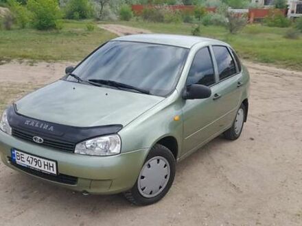 Зеленый ВАЗ Калина, объемом двигателя 1.6 л и пробегом 55 тыс. км за 3700 $, фото 1 на Automoto.ua