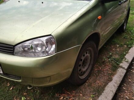 Зеленый ВАЗ Калина, объемом двигателя 1.6 л и пробегом 98 тыс. км за 2300 $, фото 1 на Automoto.ua