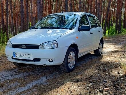 Белый ВАЗ Lada Kalina, объемом двигателя 1.6 л и пробегом 181 тыс. км за 3100 $, фото 1 на Automoto.ua