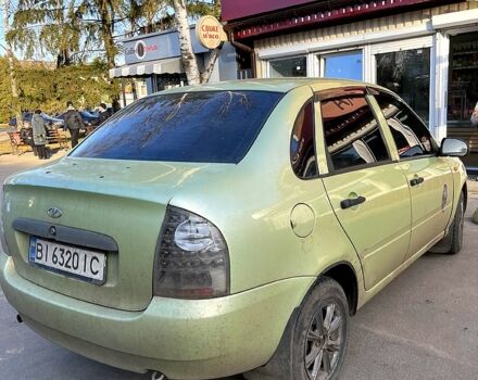 Зеленый ВАЗ Lada Kalina, объемом двигателя 1.6 л и пробегом 1 тыс. км за 2200 $, фото 3 на Automoto.ua