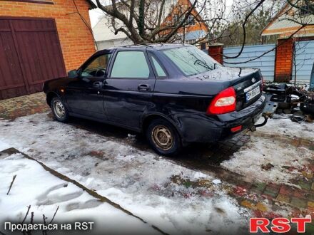 Черный ВАЗ Lada Priora, объемом двигателя 1.6 л и пробегом 250 тыс. км за 1550 $, фото 1 на Automoto.ua