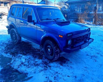 Синий ВАЗ Нива, объемом двигателя 1.7 л и пробегом 162 тыс. км за 4000 $, фото 1 на Automoto.ua