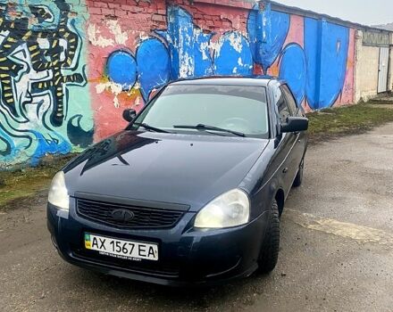 Черный ВАЗ Priora, объемом двигателя 1.6 л и пробегом 180 тыс. км за 2500 $, фото 1 на Automoto.ua