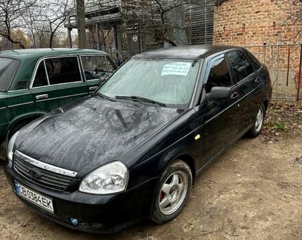 Черный ВАЗ Priora, объемом двигателя 1.6 л и пробегом 200 тыс. км за 2600 $, фото 3 на Automoto.ua