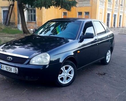Черный ВАЗ Priora, объемом двигателя 1.6 л и пробегом 196 тыс. км за 1900 $, фото 1 на Automoto.ua