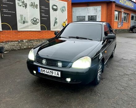 Черный ВАЗ Priora, объемом двигателя 1.6 л и пробегом 250 тыс. км за 3100 $, фото 1 на Automoto.ua