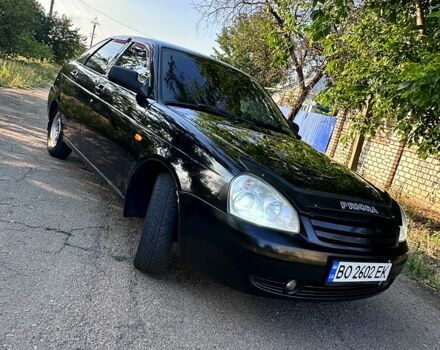 Черный ВАЗ Priora, объемом двигателя 1.6 л и пробегом 174 тыс. км за 2550 $, фото 6 на Automoto.ua