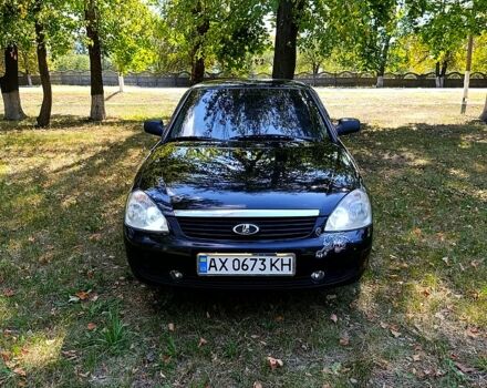 Черный ВАЗ Priora, объемом двигателя 1.6 л и пробегом 158 тыс. км за 3400 $, фото 6 на Automoto.ua