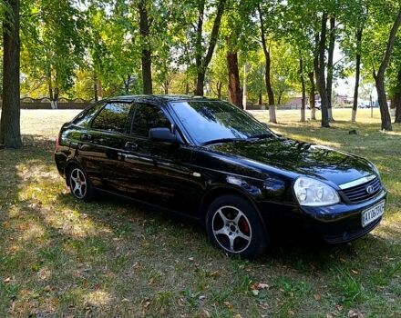 Черный ВАЗ Priora, объемом двигателя 1.6 л и пробегом 158 тыс. км за 3400 $, фото 3 на Automoto.ua