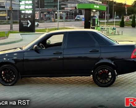Черный ВАЗ Priora, объемом двигателя 1.6 л и пробегом 220 тыс. км за 2200 $, фото 1 на Automoto.ua