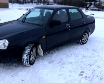 Черный ВАЗ Priora, объемом двигателя 1.6 л и пробегом 174 тыс. км за 2000 $, фото 1 на Automoto.ua