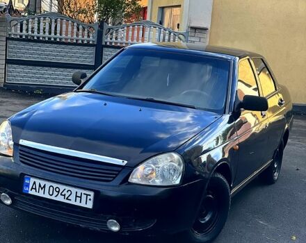 Чорний ВАЗ Priora, об'ємом двигуна 1.6 л та пробігом 316 тис. км за 1699 $, фото 1 на Automoto.ua