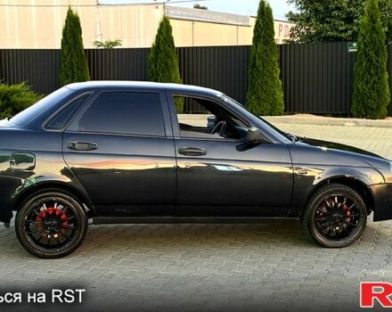 Черный ВАЗ Priora, объемом двигателя 1.6 л и пробегом 220 тыс. км за 2200 $, фото 2 на Automoto.ua